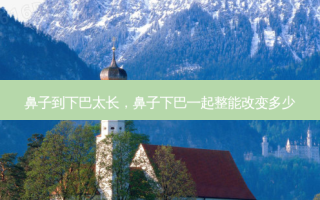 鼻子到下巴太长，鼻子下巴一起整能改变多少