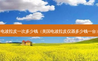 电波拉皮一次多少钱（美国电波拉皮仪器多少钱一台）