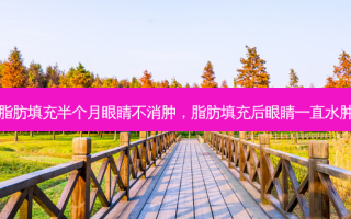 脂肪填充半个月眼睛不消肿，脂肪填充后眼睛一直水肿