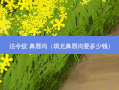 法令纹 鼻唇沟（填充鼻唇沟要多少钱）