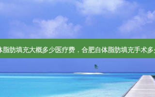自体脂肪填充大概多少医疗费，合肥自体脂肪填充手术多少钱
