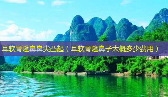 耳软骨隆鼻鼻尖凸起(耳软骨隆鼻子大概多少费用)-第1张图片-美选资讯网 耳软骨隆鼻鼻尖凸起(耳软骨隆鼻子大概多少费用)-第1张图片-美选资讯网