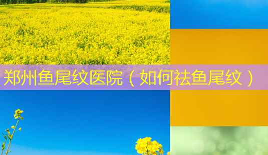 郑州鱼尾纹医院(如何祛鱼尾纹)-第1张图片-美选资讯网 郑州鱼尾纹医院(如何祛鱼尾纹)-第1张图片-美选资讯网