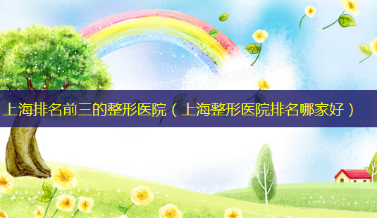 上海排名前三的整形医院(上海整形医院排名哪家好)-第1张图片-美选资讯网 上海排名前三的整形医院(上海整形医院排名哪家好)-第1张图片-美选资讯网