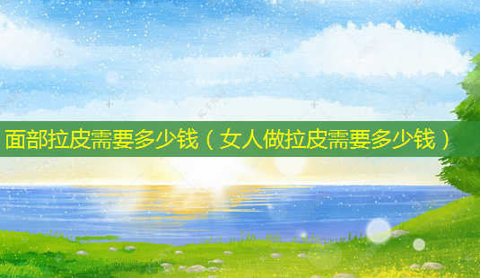 面部拉皮需要多少钱(女人做拉皮需要多少钱)-第1张图片-美选资讯网 面部拉皮需要多少钱(女人做拉皮需要多少钱)-第1张图片-美选资讯网
