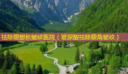 祛除眼部长皱纹医院(玻尿酸祛除眼角皱纹)-第1张图片-美选资讯网 祛除眼部长皱纹医院(玻尿酸祛除眼角皱纹)-第1张图片-美选资讯网